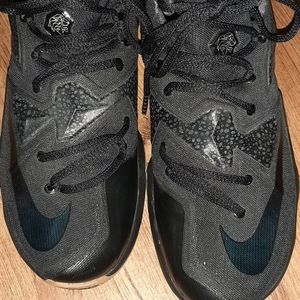 Lebron's 13 all black gum sole